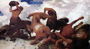 Centaurs' Combat (nn03) Arnold Bocklin